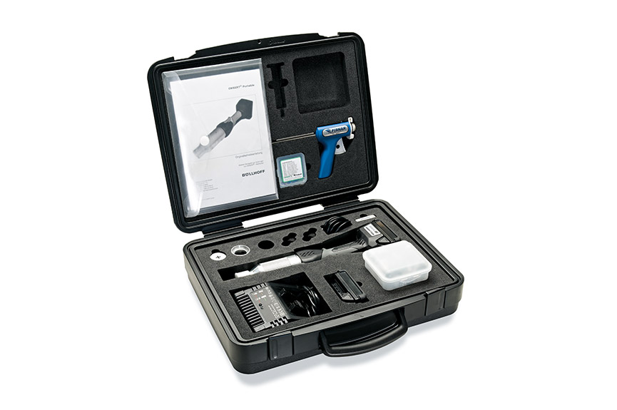 ONSERT® Portable – Battery-operated manual installation tool in carry case